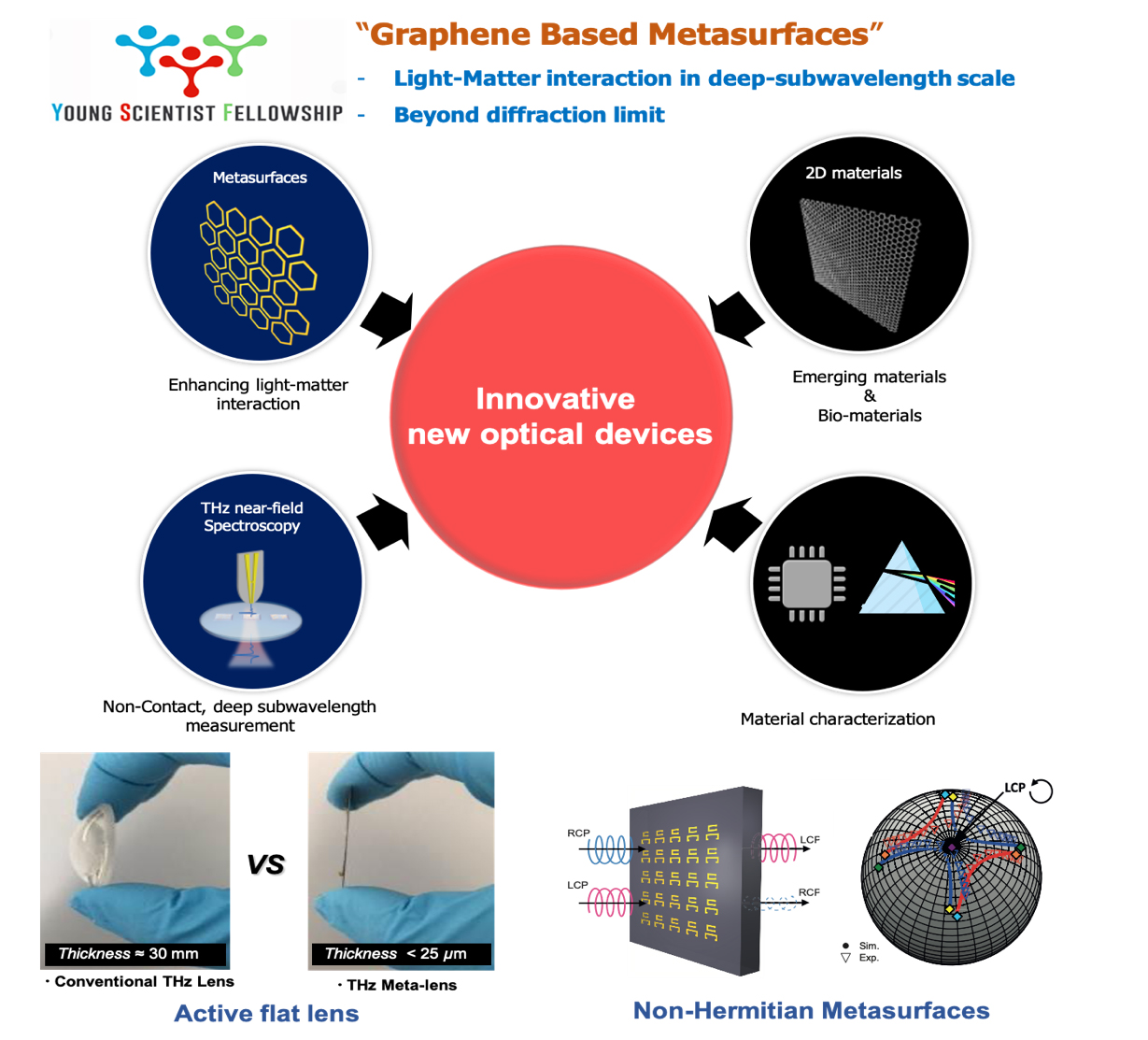 Research vision of YSF project Graphene based metasurfaces